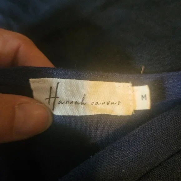 Hannah Canvas Linen Dress - Picture 3 of 4